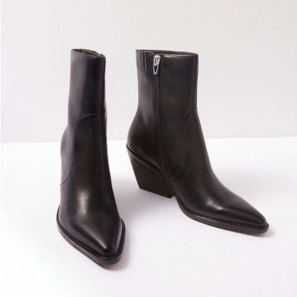 Dolce Vita | Vikram Leather Bootie in Black Sizes 8 and 10 NEW - Picture 1 of 7